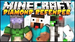 Minecraft Mini-Game: Diamond Defender w/ Xisuma & Docm77