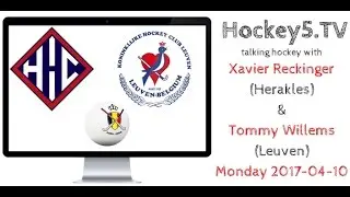 Talking hockey with Xavier Reckinger and Tommy Willems (Dutch)