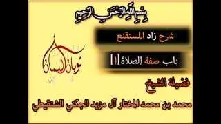 الشيخ محمد المختار الشنقيطي . شرح زاد المستقنع - باب صفة الصلاة 1