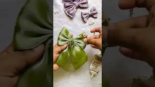 Organza Bow making#diy #shortvideo #ytshorts