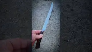 кованый филейный нож ручной работы. #kitchenknife #кованыйнож #кухонныеножи