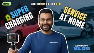 This Is How Tesla Service Works | Supercharger + At-Home Repair #vlogging  #byparthpatel