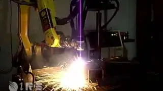 Сварка и резка деталей промышленным роботом KUKA