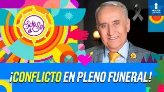 &iexcl;Conflicto entre hijos y viuda de Patricio Castillo en su funeral! | Sale el Sol