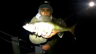 Shore Fishing FALL Walleye&rsquo;s at NIGHT with Swim Baits!  