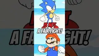Sonic the Hedgehog VS Super Mario Isn't A Fair Fight! #mario #sonic #vs #gaming #cartoon