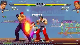 mugen 20190306 arcade run Ryo Yuri 🥋