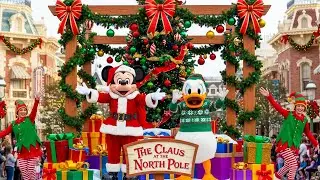 [4K] Disneyland Christmas 2025 | Walkthrough, Parade, Characters, Rides & Merchandise