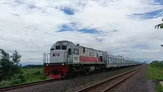 Luar Biasa !! Di jalur ini Hampir Semua Kereta Api Yg lewat Bisa Mencapai Top Speed