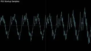 PS1 Startup Samples (Oscilloscope View)