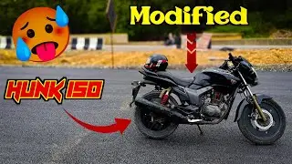 🥵Hero Honda Hunk 150 Modified | Hunk 150 Modifications | Hunk 150 Wheel Cover Modified ✅ Hunk 150