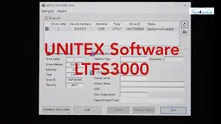 UNITEX LT70H2 - USB LTO7 External Tape Drive with LTFS Utility -Tape4Backup