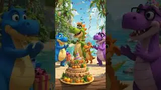 Happy Birthday Dino 🎈🎉| Dino Party 🥳#DinoMiteBirthday#HaveARoaringGoodTime #happybirthday #baby