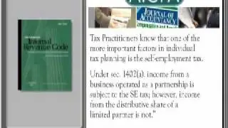 Ch. 4 LLC & Self Employment Tax