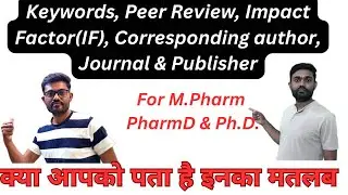 Keywords || Abstract || peer review || Journal #profroyalpatel #researchscholar