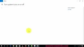 How To Hide Action Center Icon On Taskbar In Windows 10