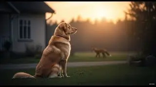 Peace returned when the fox no longer came near the house: Brave Dog.