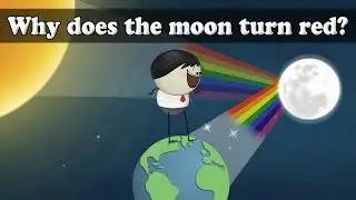 Lunar Eclipse - Why does the moon turn red? | #aumsum #kids #science #education #children