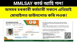 MMSLAY card download link/ assam govt employees/ how to download MMLSAY card/assam employees #mmlsay