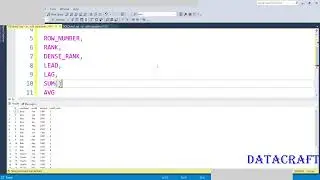 60. Window Functions Explained in Tamil  ROW NUMBER, RANK, DENSE RANK, LEAD, LAG, SUM AND AVG
