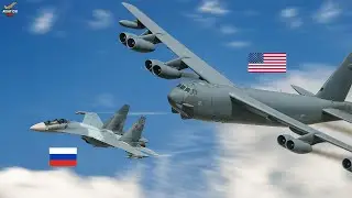 Urgent Deployment! B-52 Bombers and Fighter Jets Fly Over Baltic Sea