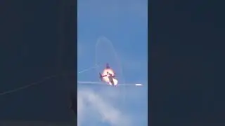 Fighter Jet Explosion Over Mountains! Intense Air Strike!