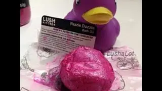 Lush 'Razzle Dazzle' luxury bath oil