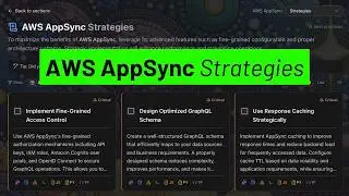 AWS AppSync -14 Strategies for Faster, Secure & Real-Time GraphQL APIs