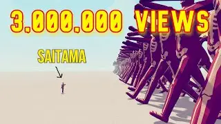 Saitama vs Attack on Titan The Rumbling - Totally Accurate Battle Simulator TABS