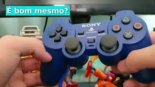 Controle PS2 da Shopee - Unboxing e Teste