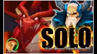 SUMMONERS WAR : Aegir the Water Barbaric King Dragons B10 SOLO
