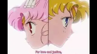 Sailormoon and Chibimoon Confront - Sailor Moon and Chibi Moon Minimoon Mini Moon