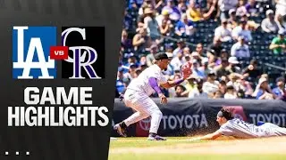 Dodgers vs. Rockies Game Highlights (8/21/25) | MLB Highlights