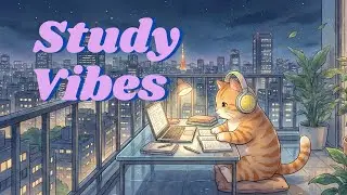 Study on the Rooftop with Yuzu 🌃 Chill Lofi Beats for Night Owls