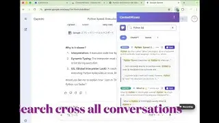 How do you switch between AI chats without losing context?