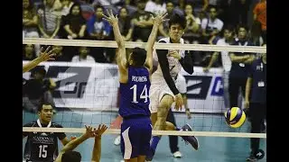 NU Bulldogs clobber Ateneo Blue Eagles to move a win closer to UAAP men's volleyball crown