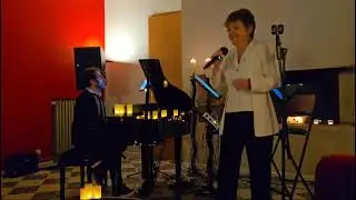 Magnifique concert  piano-voix avec Louise et Martial Fernandez.
