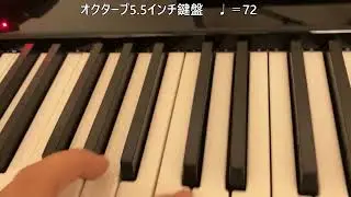 細幅鍵盤電子ピアノNK5.5で弾いてみたvol.4