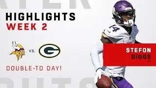 Stefon Diggs' Double-TD Day vs. Green Bay!