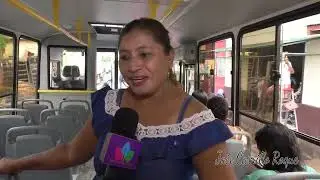 Nuevos buses apoyan el mejoramiento de la calidad del transporte Chinandegano