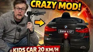Electric Toy Car Upgrade ⚡🚗 | Transferring E-Scooter Parts for a High-Speed Conversion