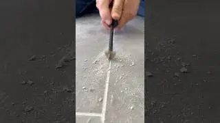 How to Remove Old Grout! #diy #construction #tools