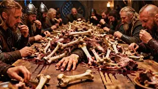 Das chaotische Knochenritual bei Wikingerfesten &ndash; Dunkle und gewaltt&auml;tige Taten