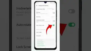 How to Turn On Auto Rotate Screen in Any Android Phone 📱 | Quick Settings Trick #shorts