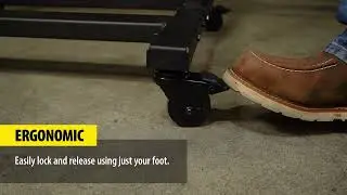 Flextur Work Cell Solutions | LOCKING CASTERS for Flextur Metal Tool Boards