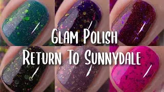 GLAM POLISH RETURN TO SUNNYDALE LIVE SWATCH REVIEW
