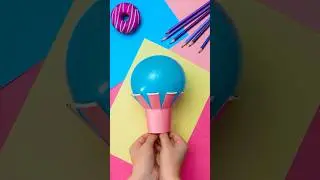 WANT YOUR BALLOON TO FLY LONGER? 🎈 Try This CUP TRICK! ✨😲 #shorts #kids