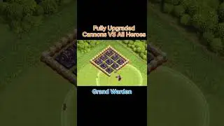 Cannons VS Heroes🔥 #clashofclans #coc #gameplay #gaming #games #clashroyale