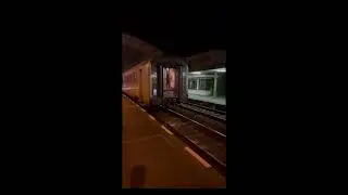 Manœuvre train de nuit en gare de Montauban.