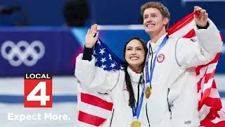 Metro Detroit&rsquo;s Madison Chock and Evan Bates win team gold in Olympic Ice Dancing